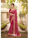 Rani Designer Traditional Wear Heavy Vichitra Blooming Sari