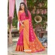 Rani Latest Designer Party Wear Crystal Silk Sari