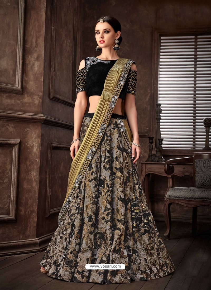 Designer Embroidered Party Wear Lehenga Saree in Surat at best price by  Athena Fashions - Justdial