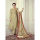 Green Designer Readymade Straight Salwar Suit
