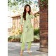 Green Designer Readymade Party Wear Kurti With Palazzo