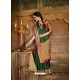 Dark Green Latest Designer Traditional Party Wear Soft Silk Sari