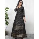 Black Readymade Designer Kurti With Gown Both Combine