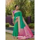 Jade Green Latest Designer Traditional Party Wear Art Silk Sari