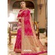 Rani Astonishing Designer Wedding Wear Silk Sari