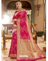 Rani Astonishing Designer Wedding Wear Silk Sari