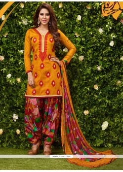 Swanky Glessh Lace Work Designer Patiala Suit