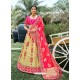 Light Yellow Heavy Embroidered Designer Wedding Lehenga Choli