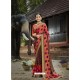 Multi Colour Designer Party Wear Printed Chiffon Sari