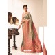 Grey Designer Party Wear Classic Cotton Sari