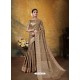 Camel Designer Party Wear Art Silk Sari