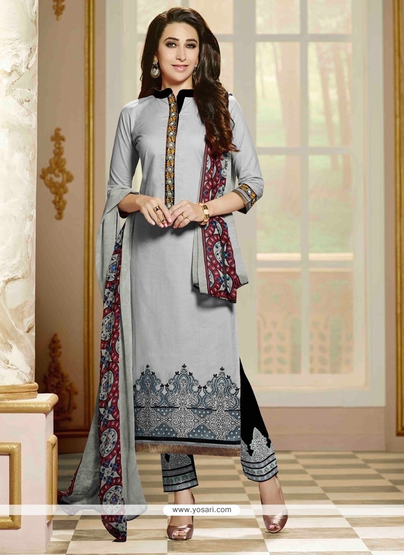 Karishma Kapoor Cotton Designer Straight Suit