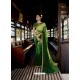 Dark Green Designer Casual Wear Georgette Sari