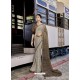 Grey Designer Casual Wear Georgette Sari