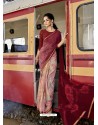 Multi Colour Designer Casual Wear Georgette Sari