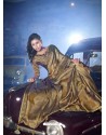Multi Colour Designer Casual Wear Moss Chiffon Sari