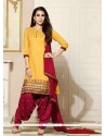 Karishma Kapoor Yellow Designer Patiala Suit