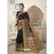 Black Designer Party Wear Art Silk Sari
