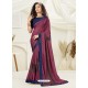 Deep Wine Designer Party Wear Indian Lycra Sari