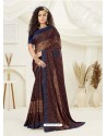 Multi Colour Designer Party Wear Indian Lycra Sari