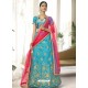 Blue Heavy Designer Party Wear Lehenga