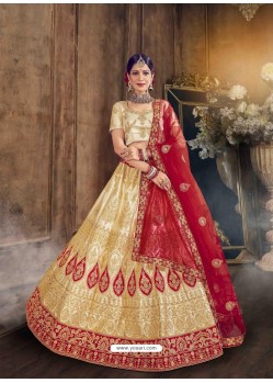 Gold Heavy Designer Wedding Lehenga Choli