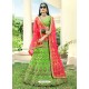 Parrot Green Heavy Designer Wedding Wear Silk Lehenga Choli