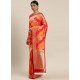 Multi Colour Heavy Embroidered Designer Party Wear Sari