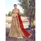 Gold Heavy Designer Wedding Wear Satin Silk Lehenga Choli