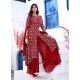 Tomato Red Readymade Designer Party Wear Wedding Suit