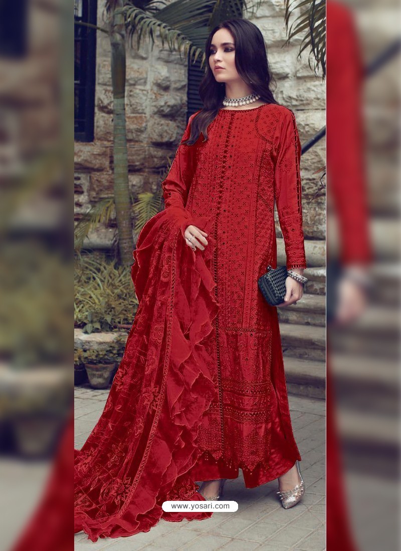 Valentino Long Sleeves Silkgazar Gown in Tomato Red  UFO No More