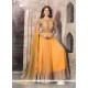 Paramount Yellow Patch Border Work Anarkali Salwar Suit