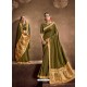 Mehendi Designer Classic Wear Chanderi Silk Sari