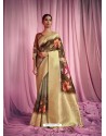 Multi Colour Designer Classic Wear Art Silk Sari