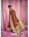 Multi Colour Designer Classic Wear Art Silk Sari