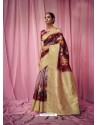 Multi Colour Designer Classic Wear Art Silk Sari