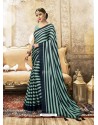 Navy Blue Designer Party Wear China Chiffon Sari