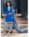 Superb Lace Work Designer Patila Salwar Suit