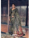 Multi Colour Designer Casual Wear Chiffon Sari