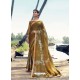 Marigold Designer Casual Wear Chiffon Sari