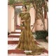 Marigold Designer Classic Wear Chiffon Sari