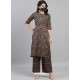 Multi Colour Designer Readymade Kurti With Palazzo