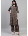 Multi Colour Designer Readymade Kurti With Palazzo