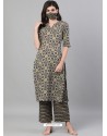 Multi Colour Designer Readymade Kurti With Palazzo