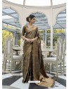 Camel Designer Classic Wear Handloom Weaving Sari