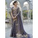 Dark Blue Designer Classic Wear Handloom Weaving Sari