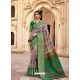 Jade Green Designer Classic Wear Cotton Silk Sari