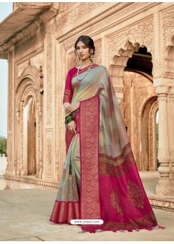 Rani Designer Classic Wear Cotton Silk Sari