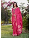 Rani Designer Classic Wear Banarasi Satin Silk Sari