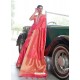 Fuchsia Designer Classic Wear Silk Sari